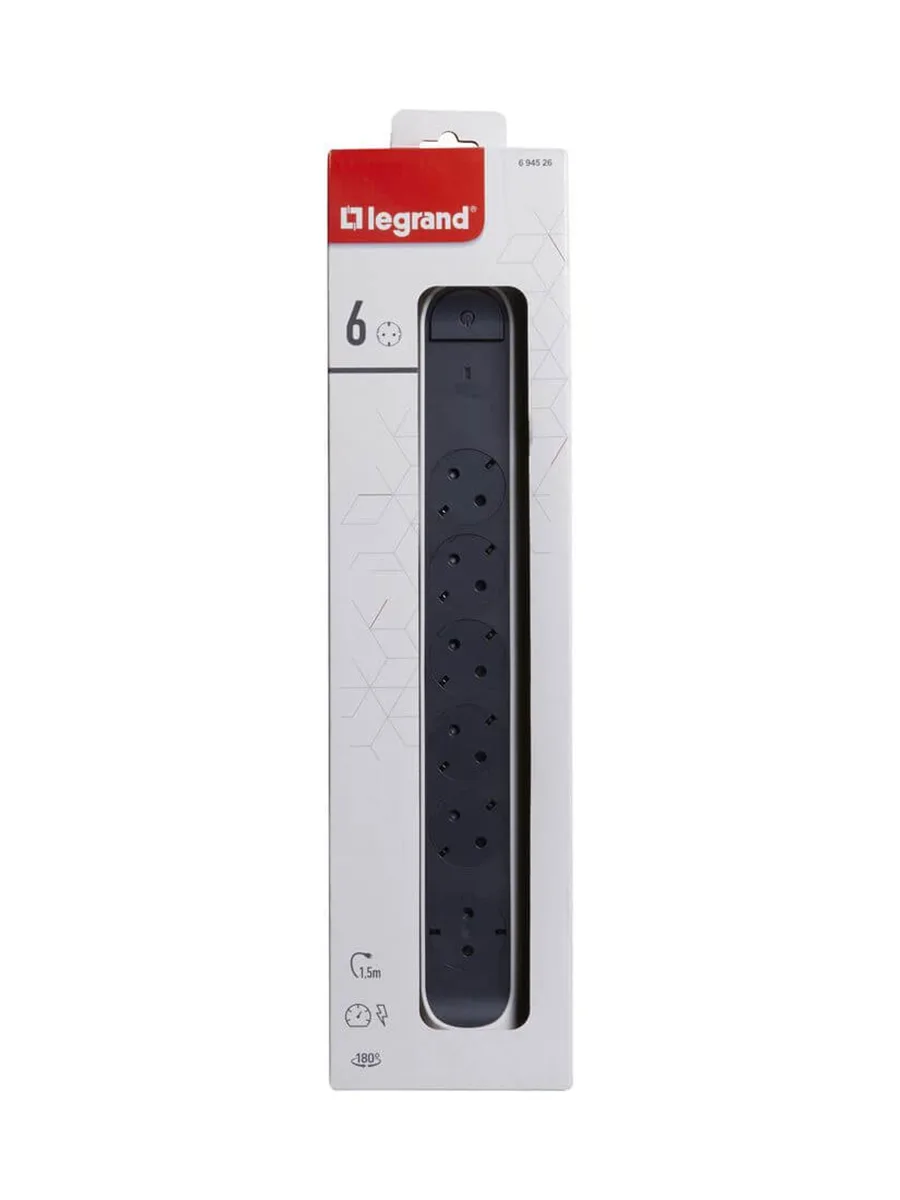 Удлинитель 6х 1.5м Legrand LG 694526