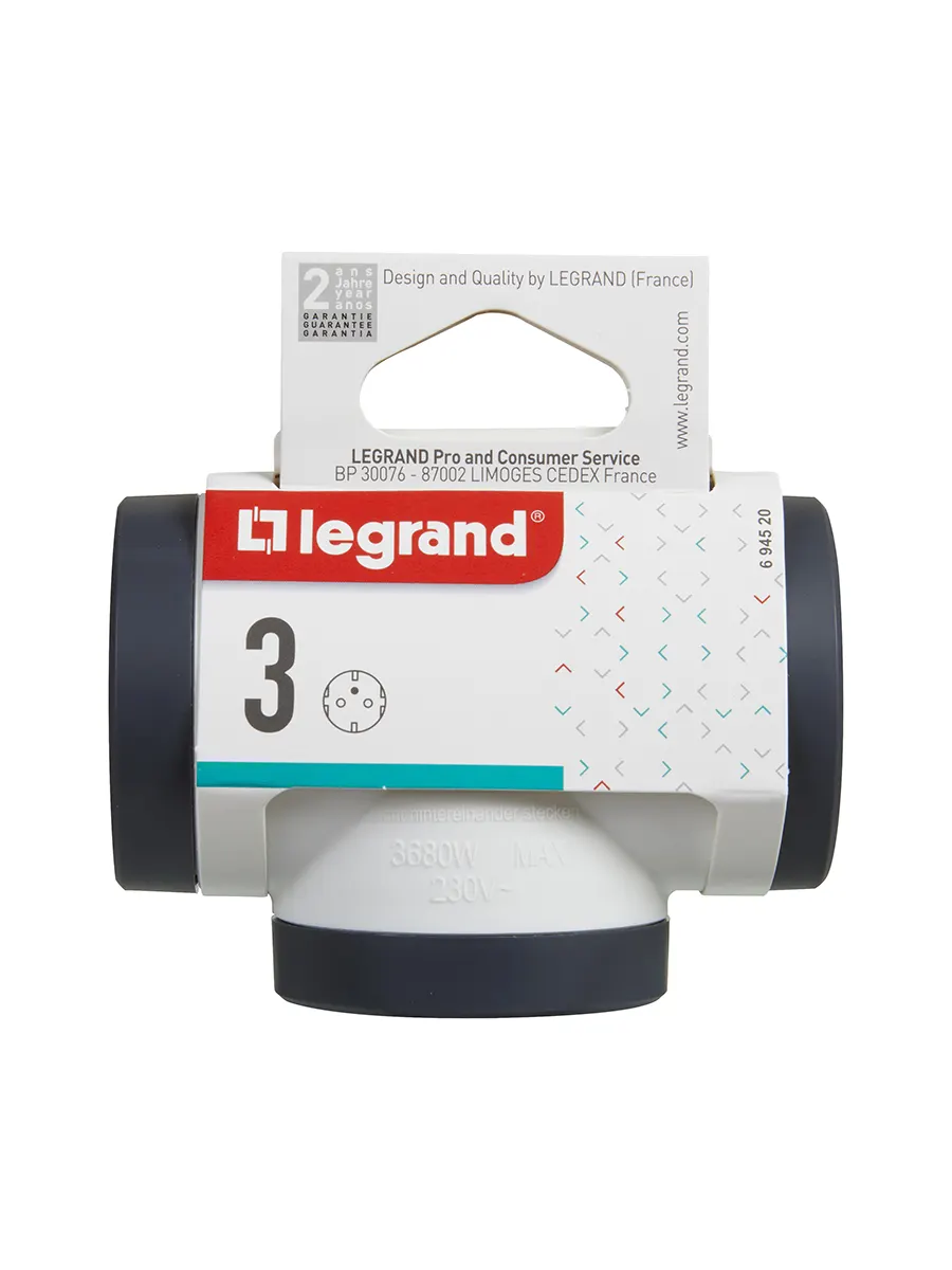 Розеточный блок 3x Legrand LG 694520