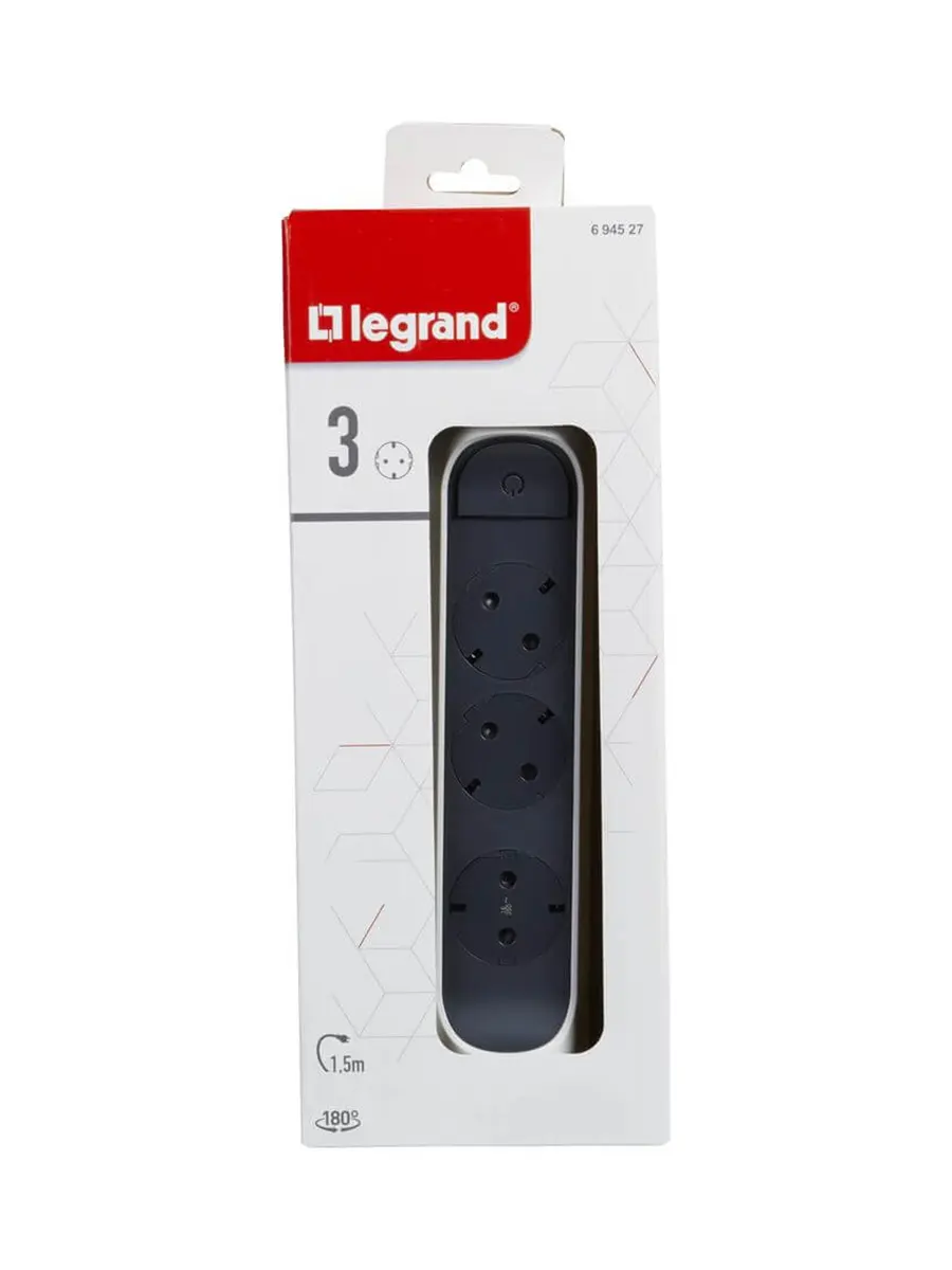 Удлинитель 3х 1.5м Legrand LG 694527