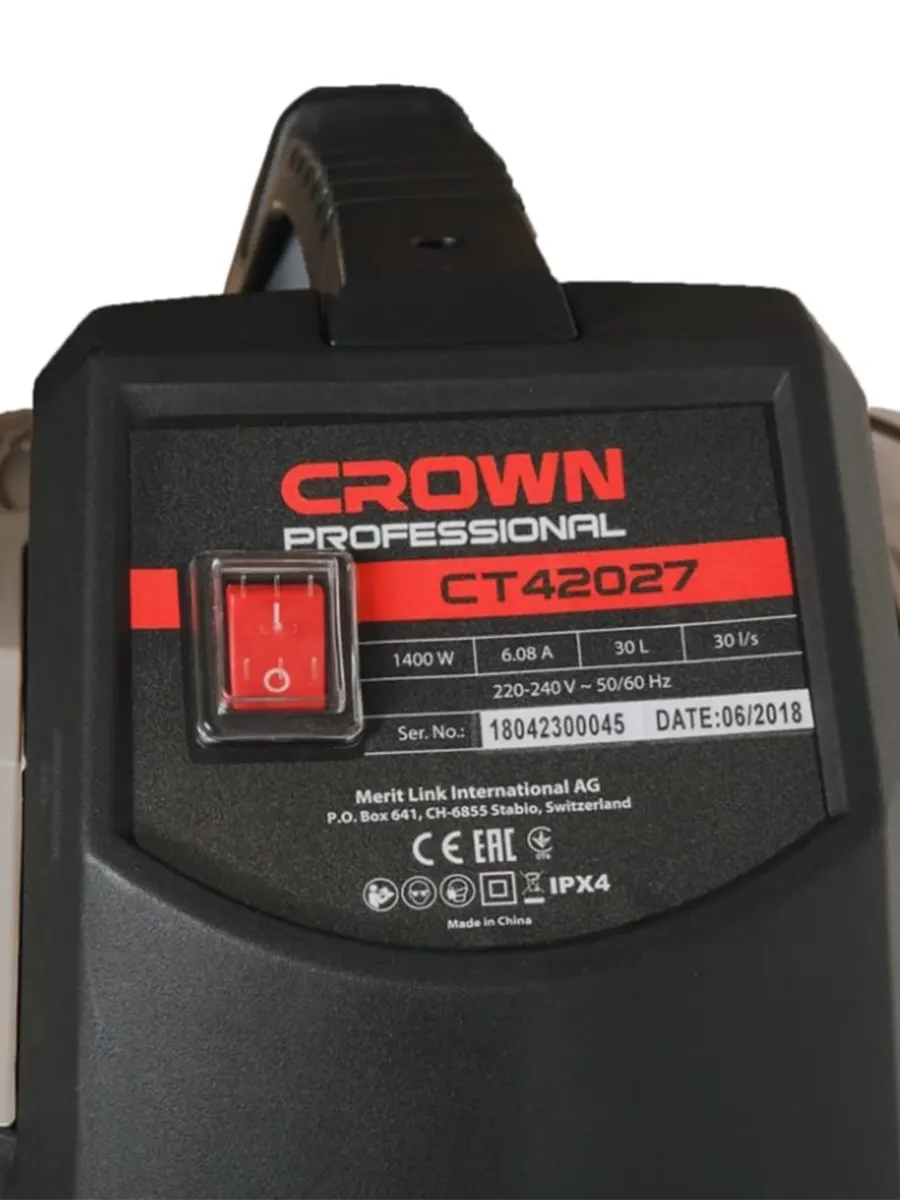 Промышленный пылесос Crown CT42027