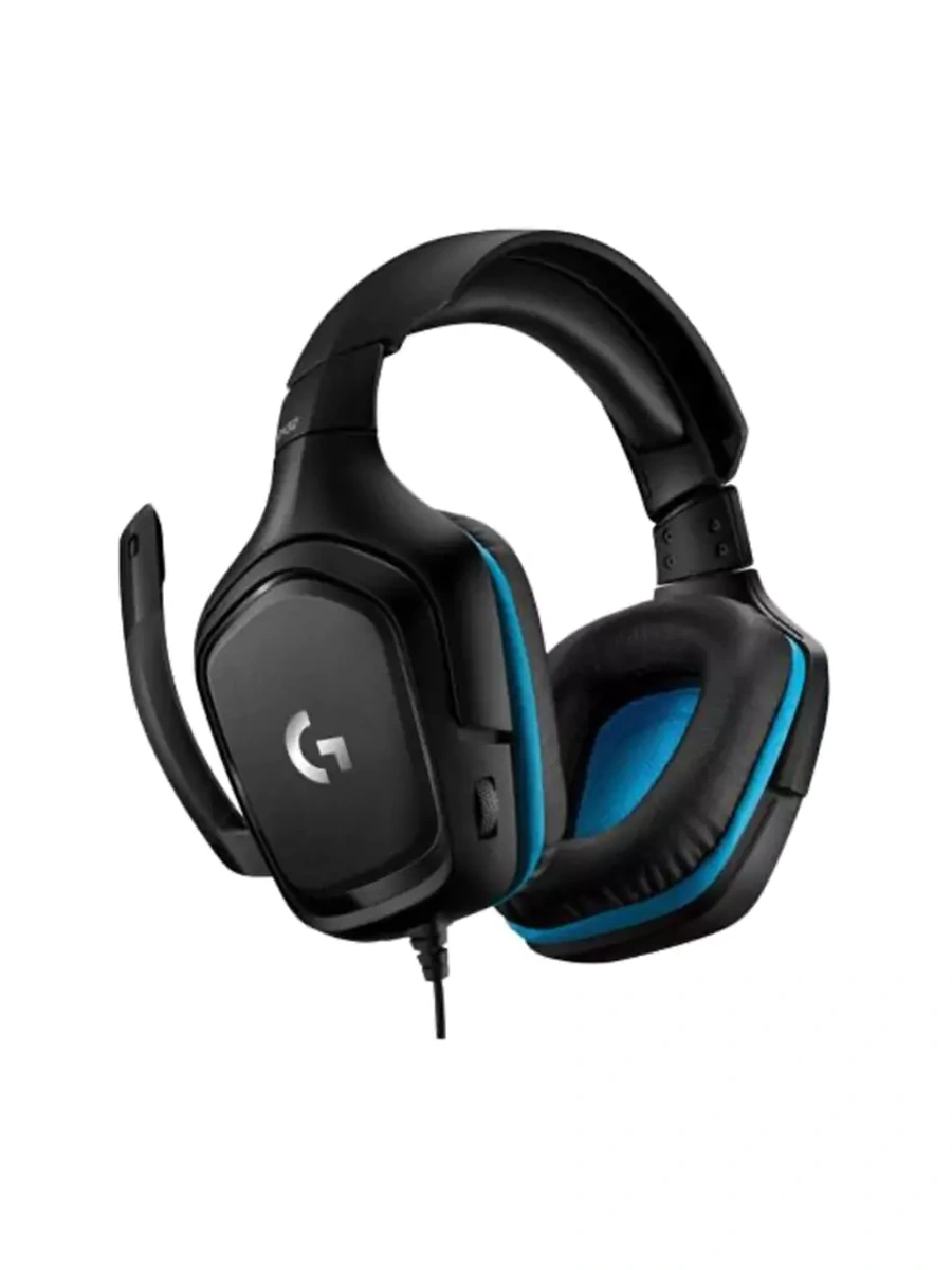 Игровые наушники Logitech G332 чёрный/синий