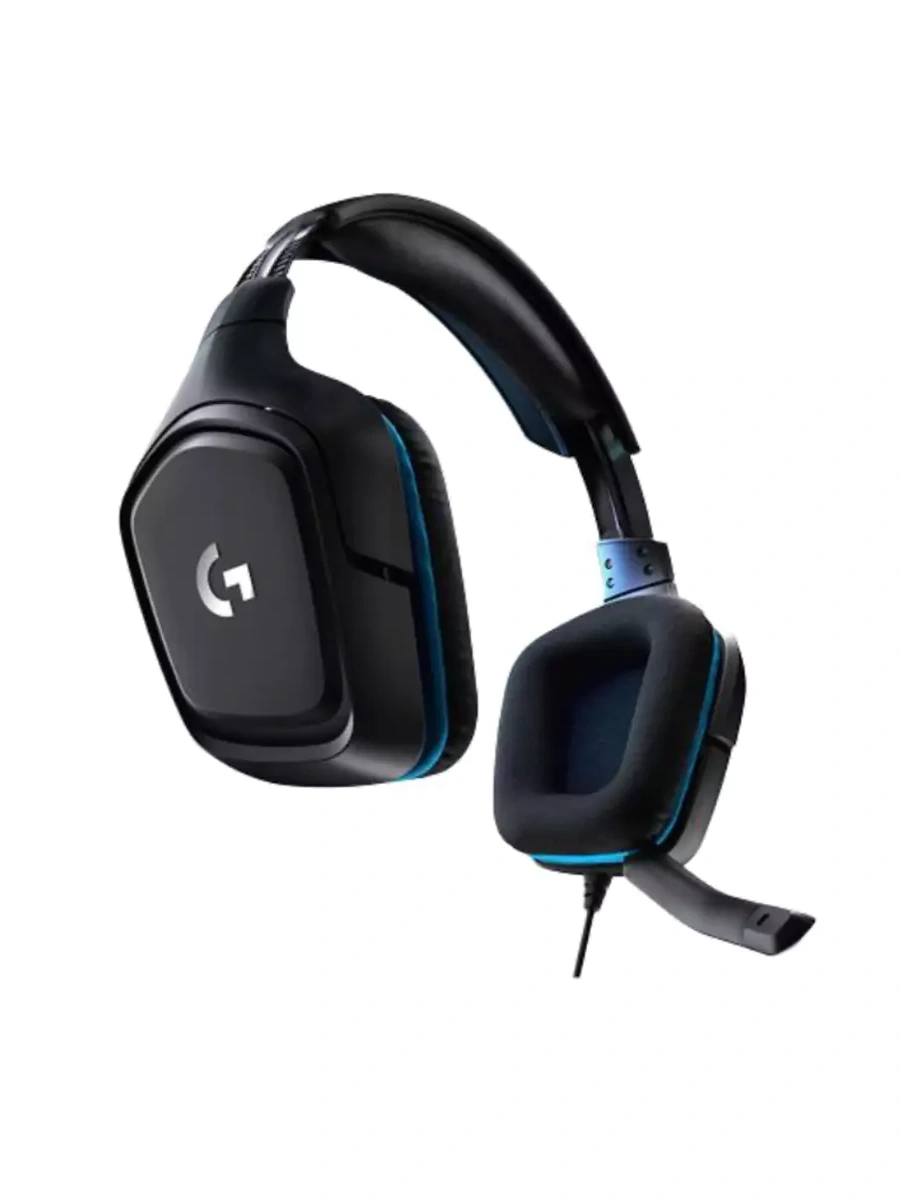 Игровые наушники Logitech G332 чёрный/синий