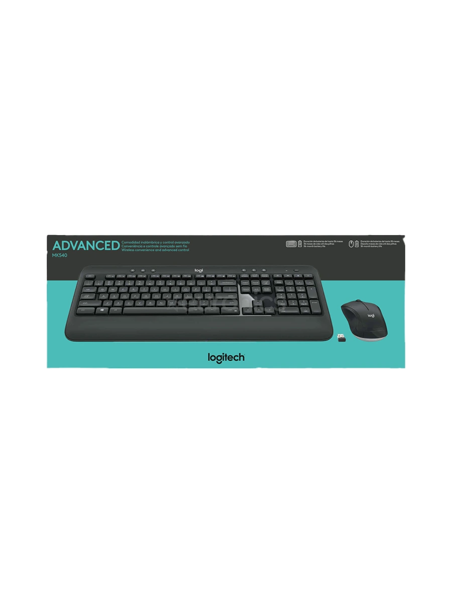 Беспроводная клавиатура и мышь Logitech MK540 чёрный