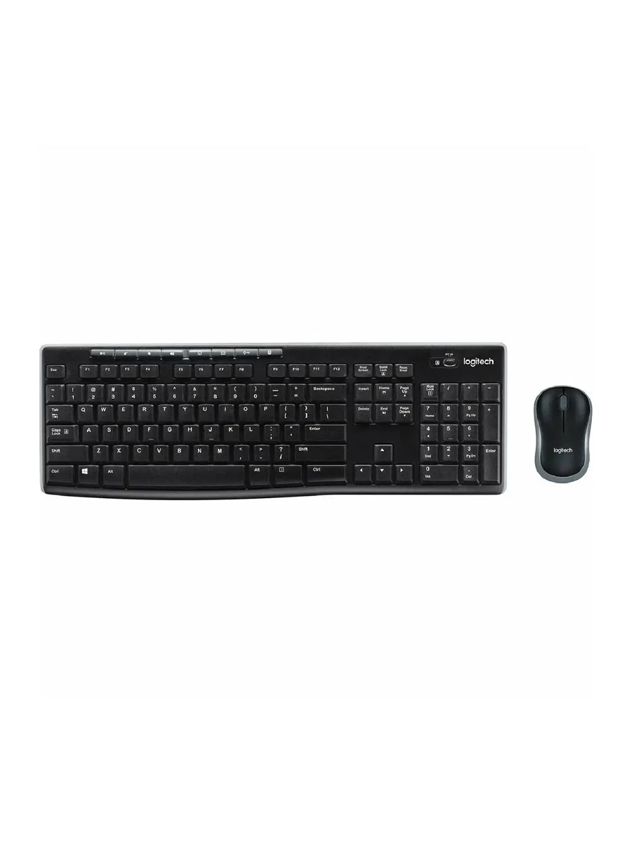 Беспроводная клавиатура и мышь Logitech MK270 чёрный