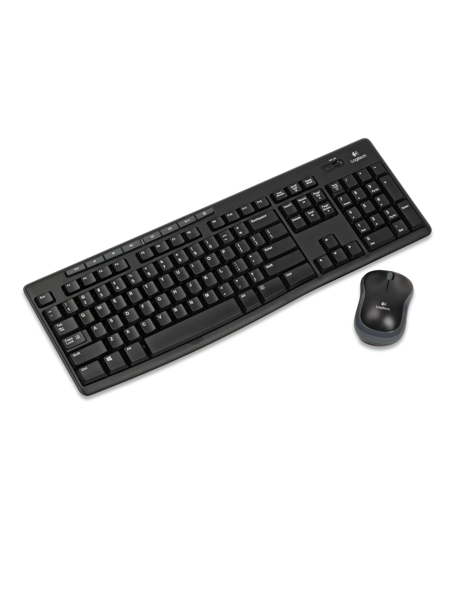 Беспроводная клавиатура и мышь Logitech MK270 чёрный