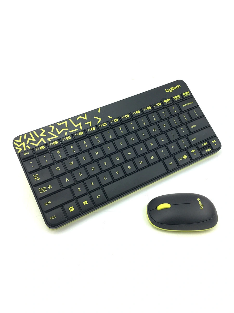 Беспроводная клавиатура и мышь Logitech MK240 Nano чёрный