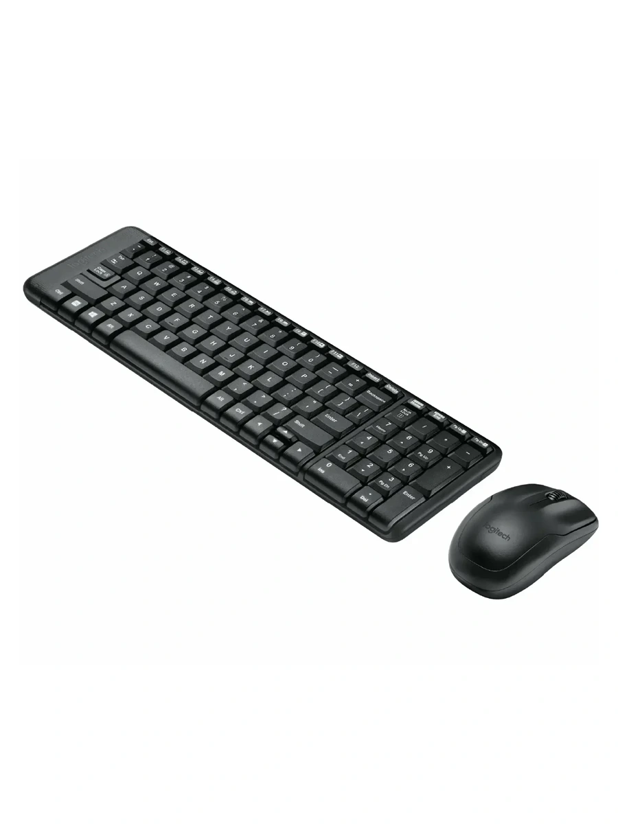 Беспроводная клавиатура и мышь Logitech MK220 чёрный