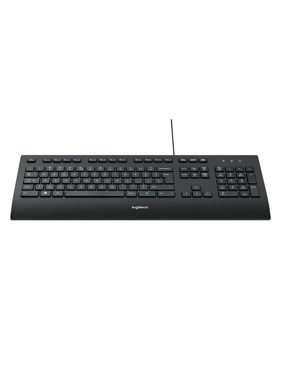 Проводная клавиатура Logitech K280e чёрный