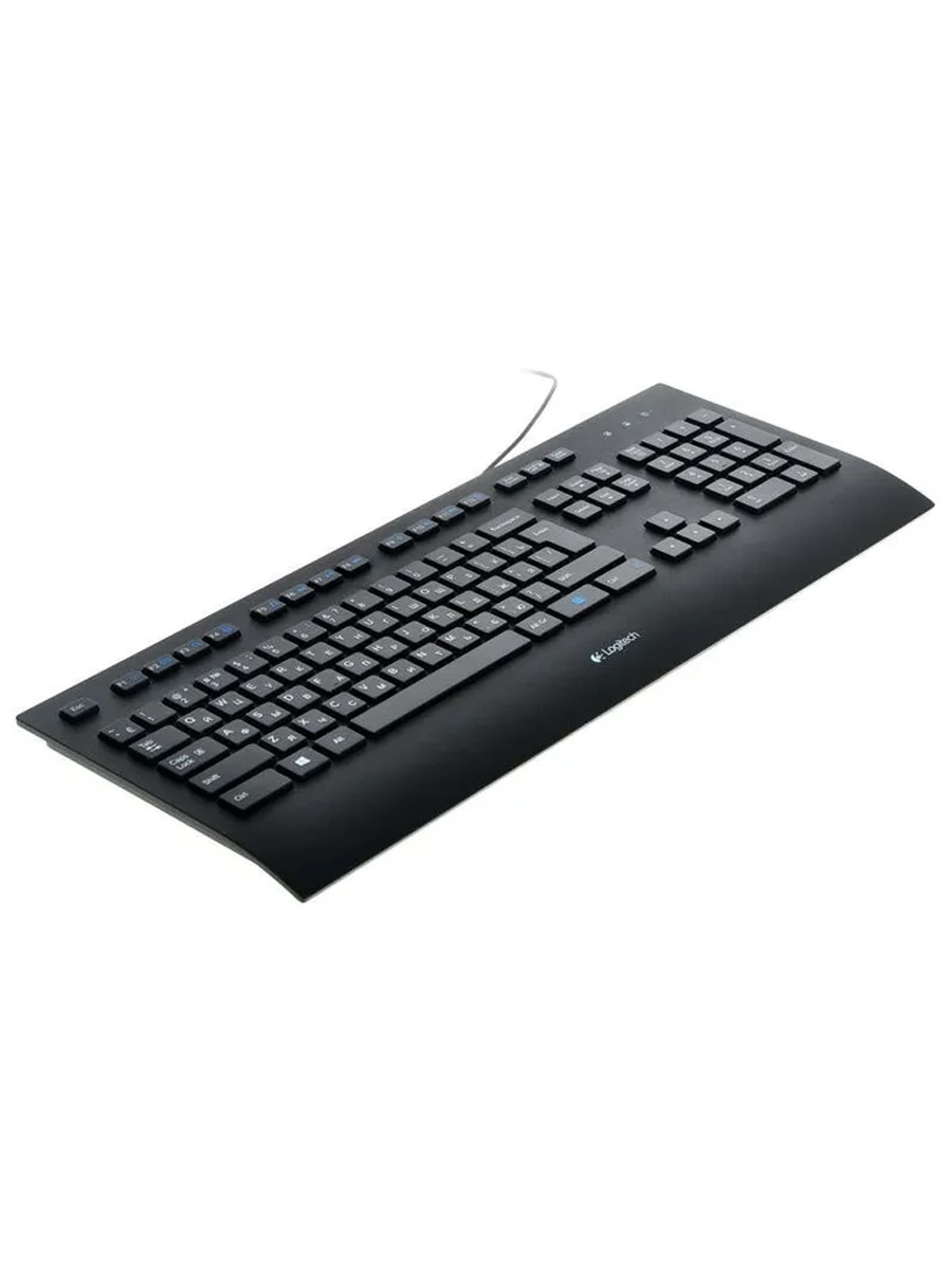 Проводная клавиатура Logitech K280e чёрный