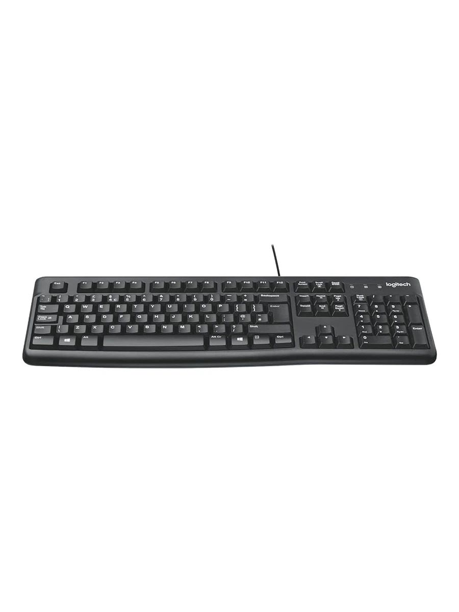 Проводная клавиатура Logitech K120 черный