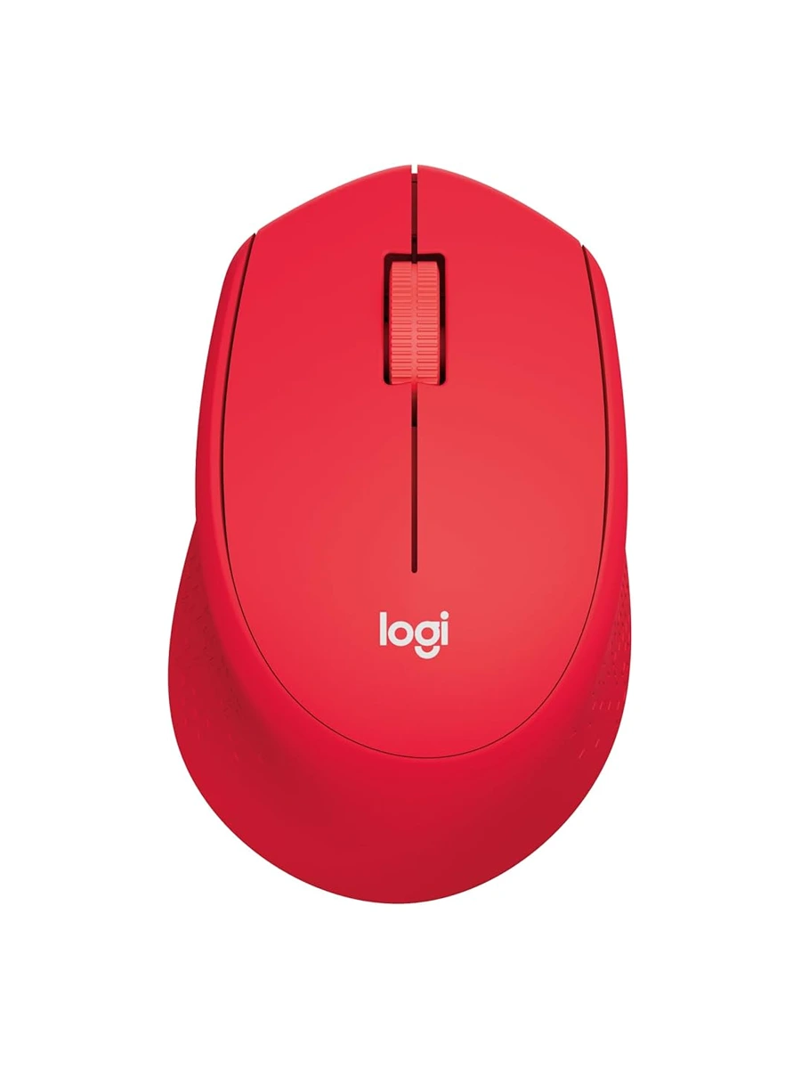 Беспроводная мышь Logitech M330 Silent Plus красный