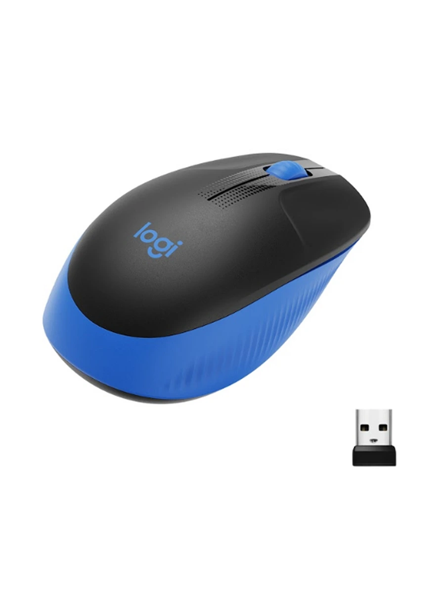 Беспроводная мышь Logitech M190 синий