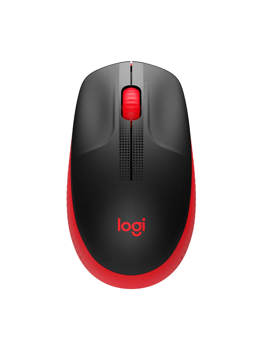 Беспроводная мышь Logitech M190 красный