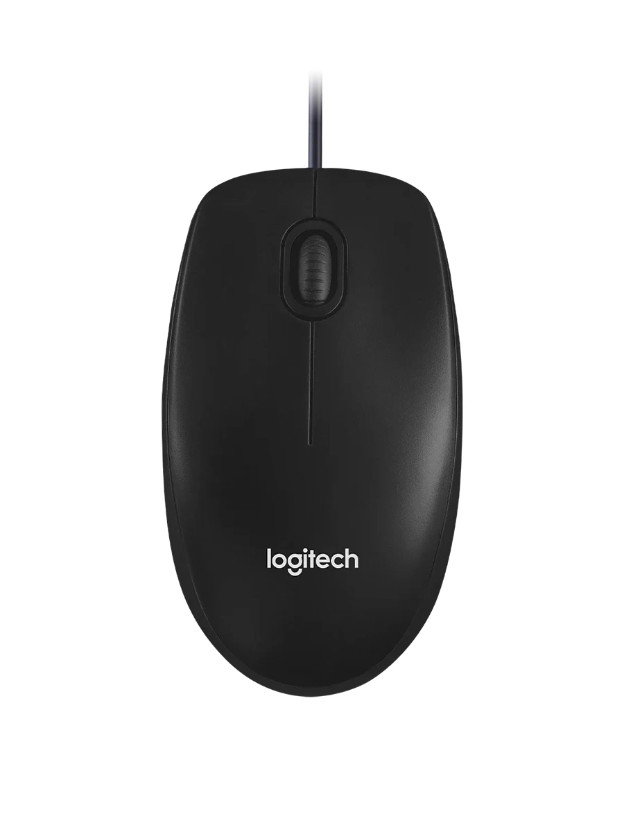 Проводная мышь Logitech M100 чёрный