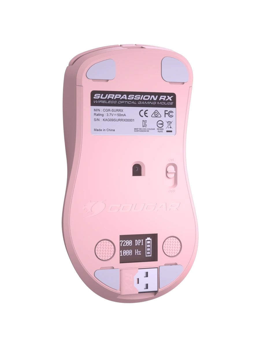 Беспроводная игровая мышь Cougar Surpassion RX Pink розовый