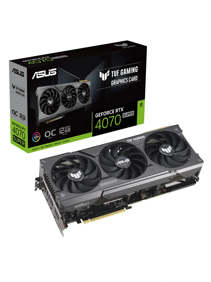 Видеокарта Asus TUF Gaming GeForce RTX 4070 Super OC Edition 12GB