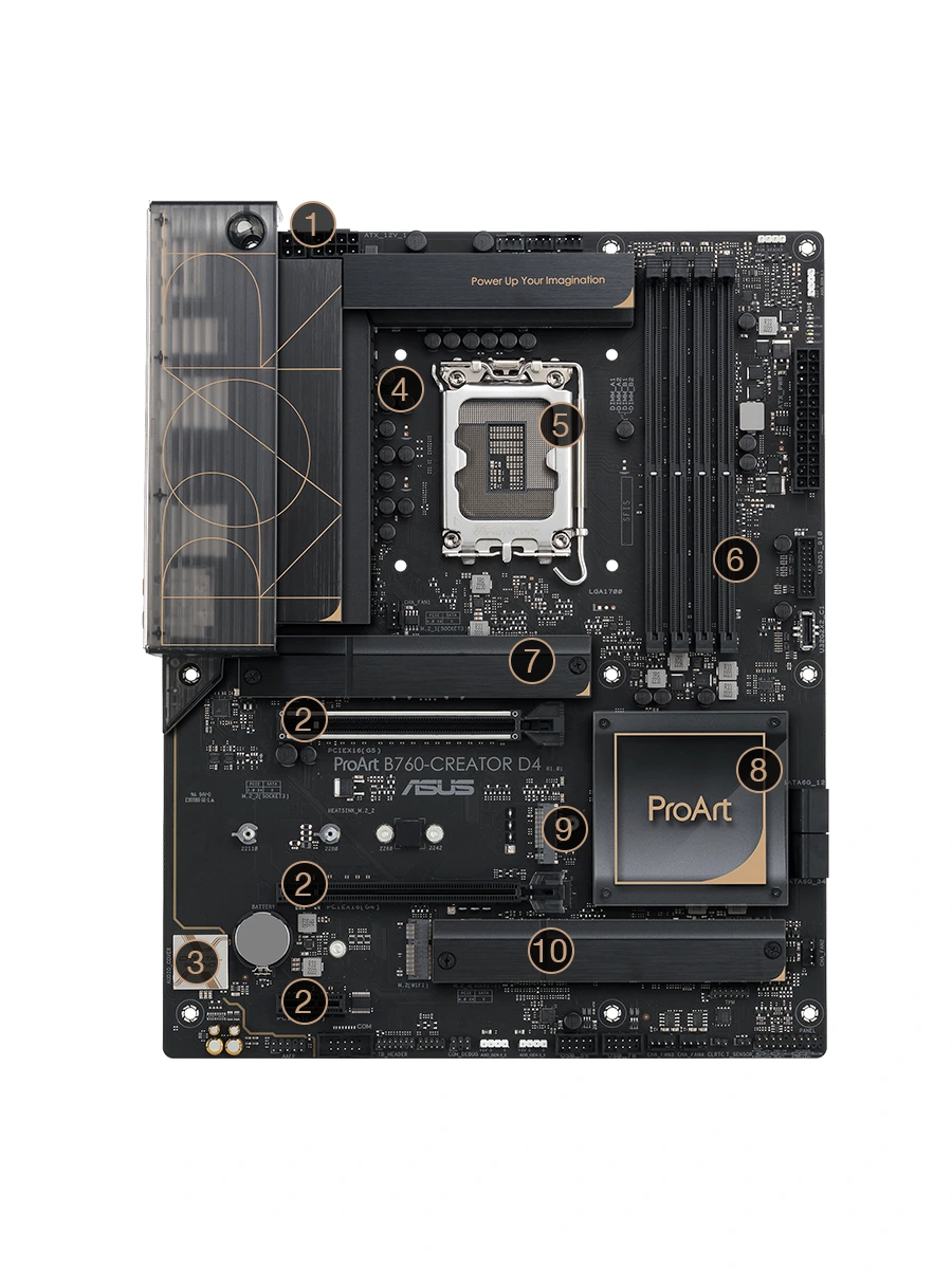 Материнская плата Asus ProArt B760-CREATOR D4