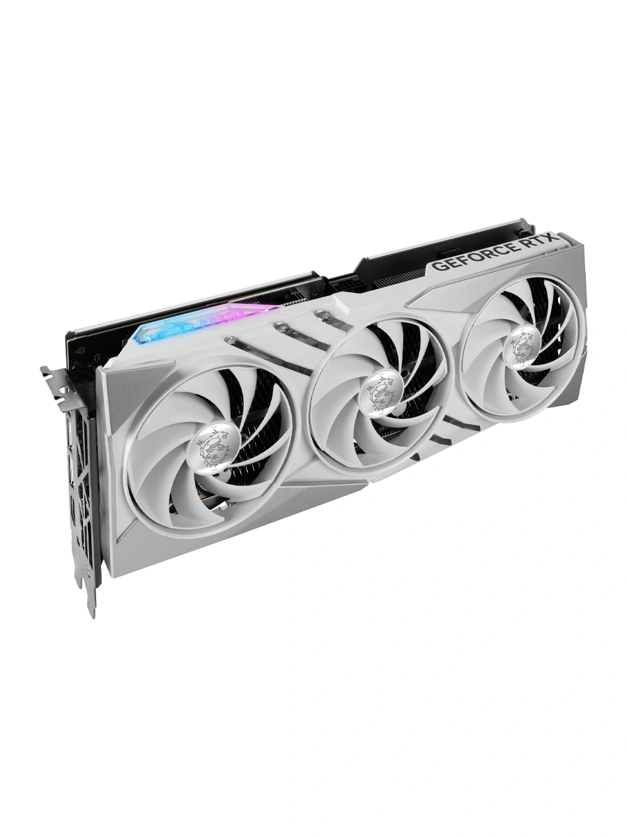 Видеокарта MSI GeForce RTX 4070 Ti SUPER 16G GAMING X SLIM WHITE