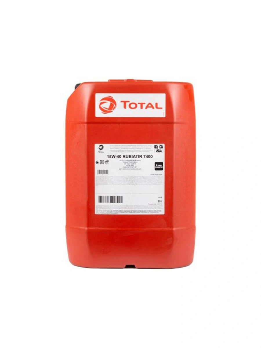 Моторное масло TOTAL Rubia TIR 7400 15W-40 20 л