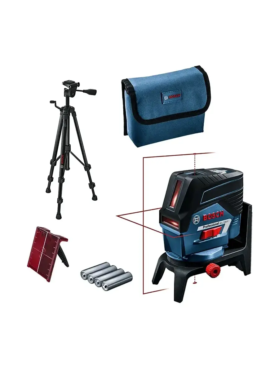 Лазерный уровень Bosch GCL 2-50 C + RM 2 + BT150