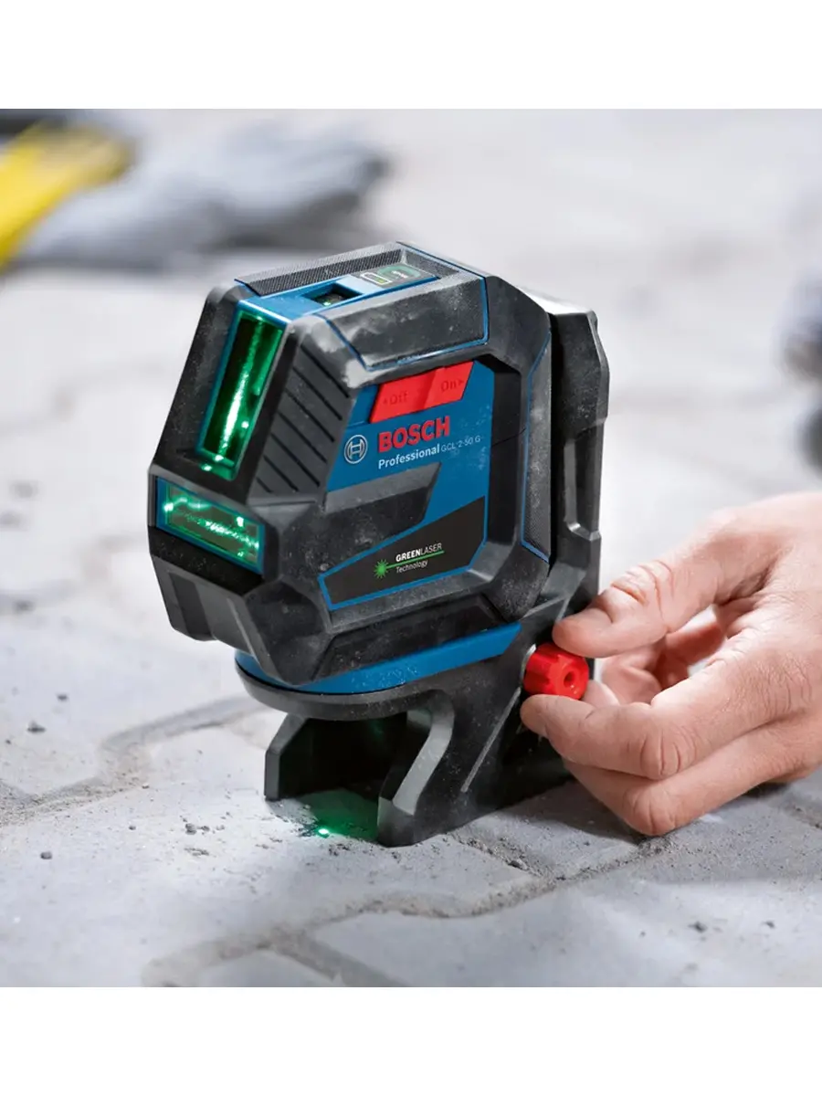 Лазерный уровень Bosch GCL 2-50 G + RM 10 + клипса + кейс (0601066M02)