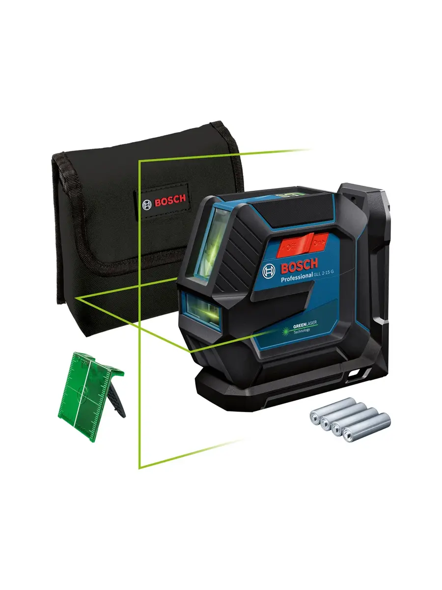 Лазерный уровень Bosch GLL 2-15 G + LB10 (0601063W00)