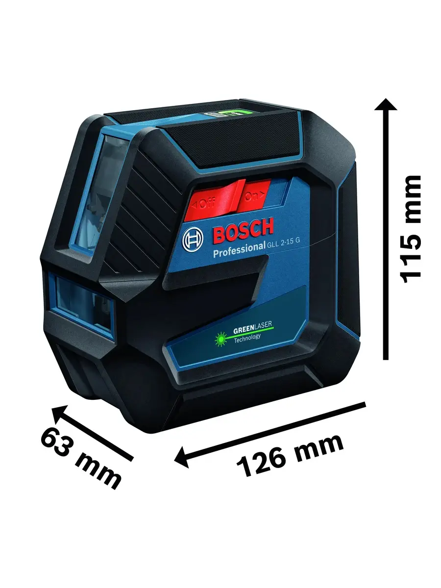Лазерный уровень Bosch GLL 2-15 G + LB10 (0601063W00)