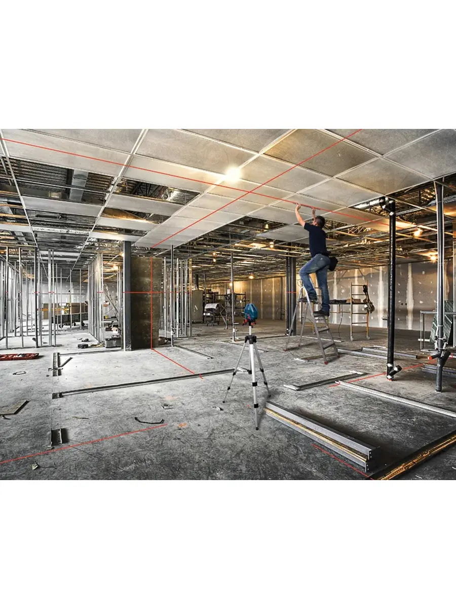 Лазерный уровень с мини-штативом Bosch GLL 5-50 X