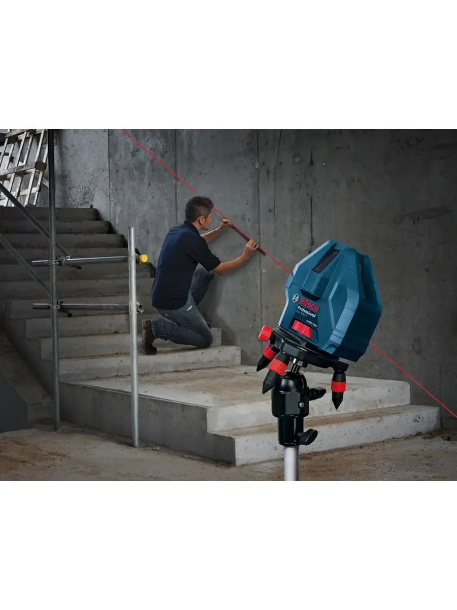 Лазерный уровень с мини-штативом Bosch GLL 5-50 X