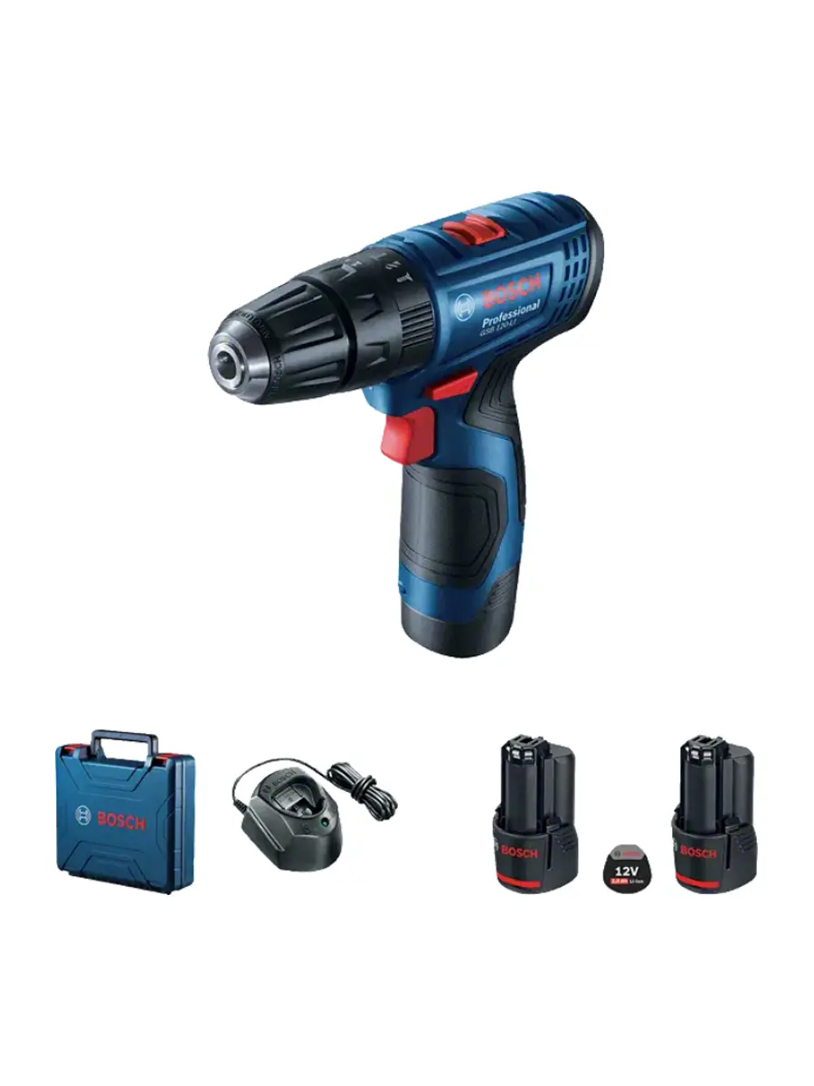 Двухскоростная ударная дрель-шуруповёрт Bosch GSB 120-LI