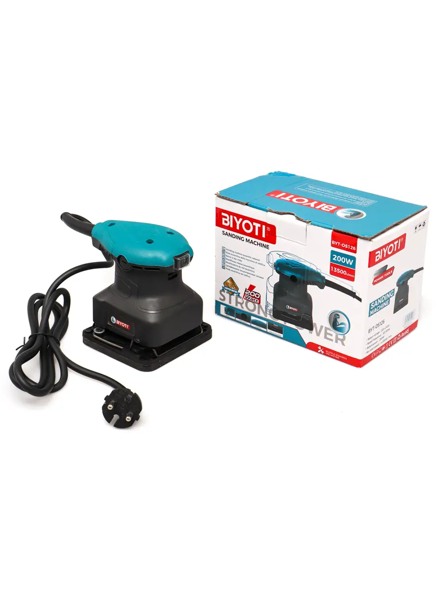 Эксцентриковая шлифмашина Biyoti BYT-OS126, ART-2706