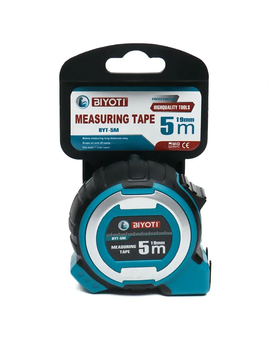 Рулетка 5000 см Biyoti BYT-5*19M, ART-2148