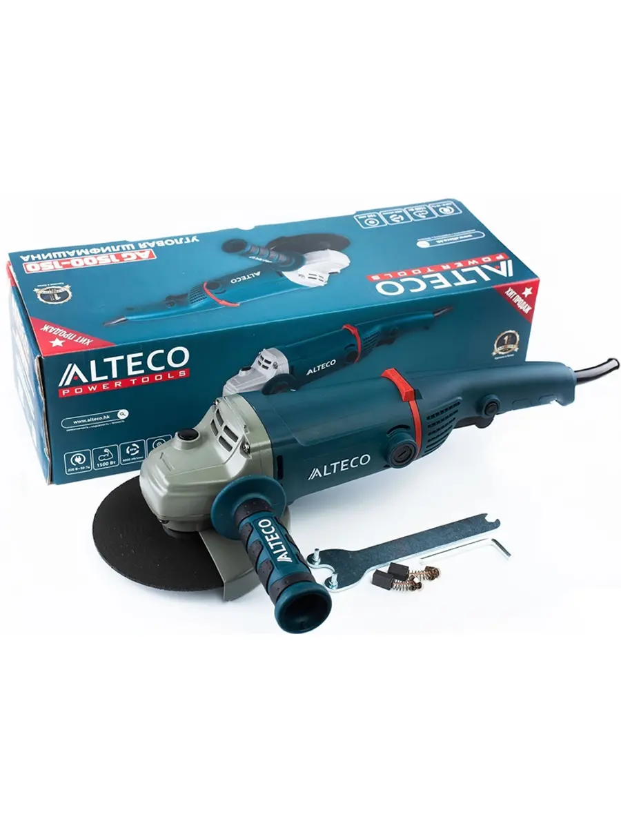 Болгарка (УШМ) 150мм Alteco AGH 1500-150 Heavy Duty