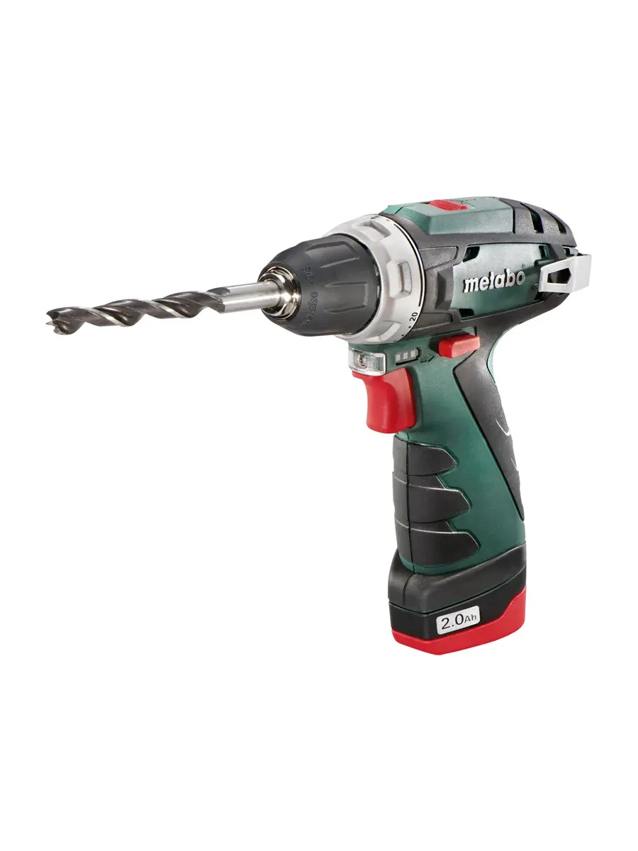 Двухскоростная безударная дрель-шуруповёрт Metabo PowerMaxx BS 12 + LC40 (600080500)