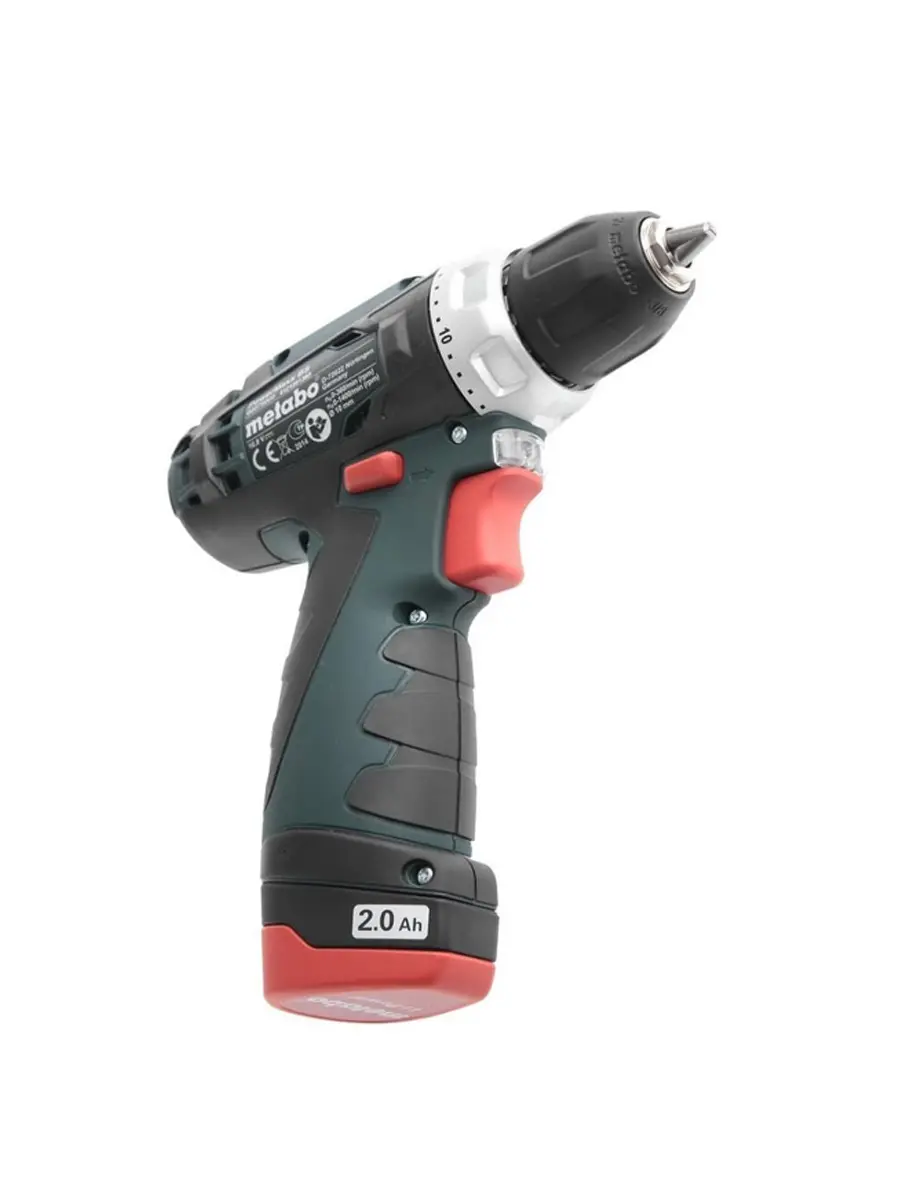 Двухскоростная безударная дрель-шуруповёрт Metabo PowerMaxx BS 12 + LC40 (600080500)
