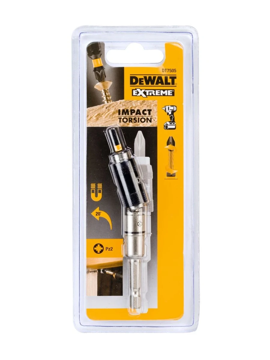 Шарнирный держатель PZ2 25 мм DeWalt DT7505