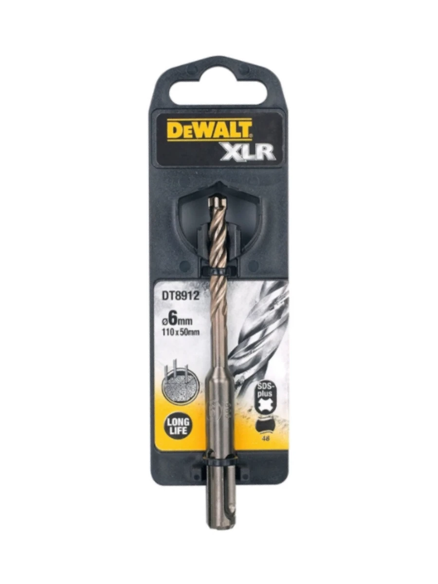 Бур SDS-Plus 6 x 50 x 110 мм XLR DeWalt DT8912-QZ