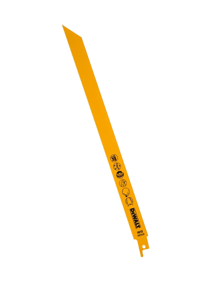 Полотно для сабельной пилы 305 x 1.8-2.5 мм DeWalt DT2355 5шт