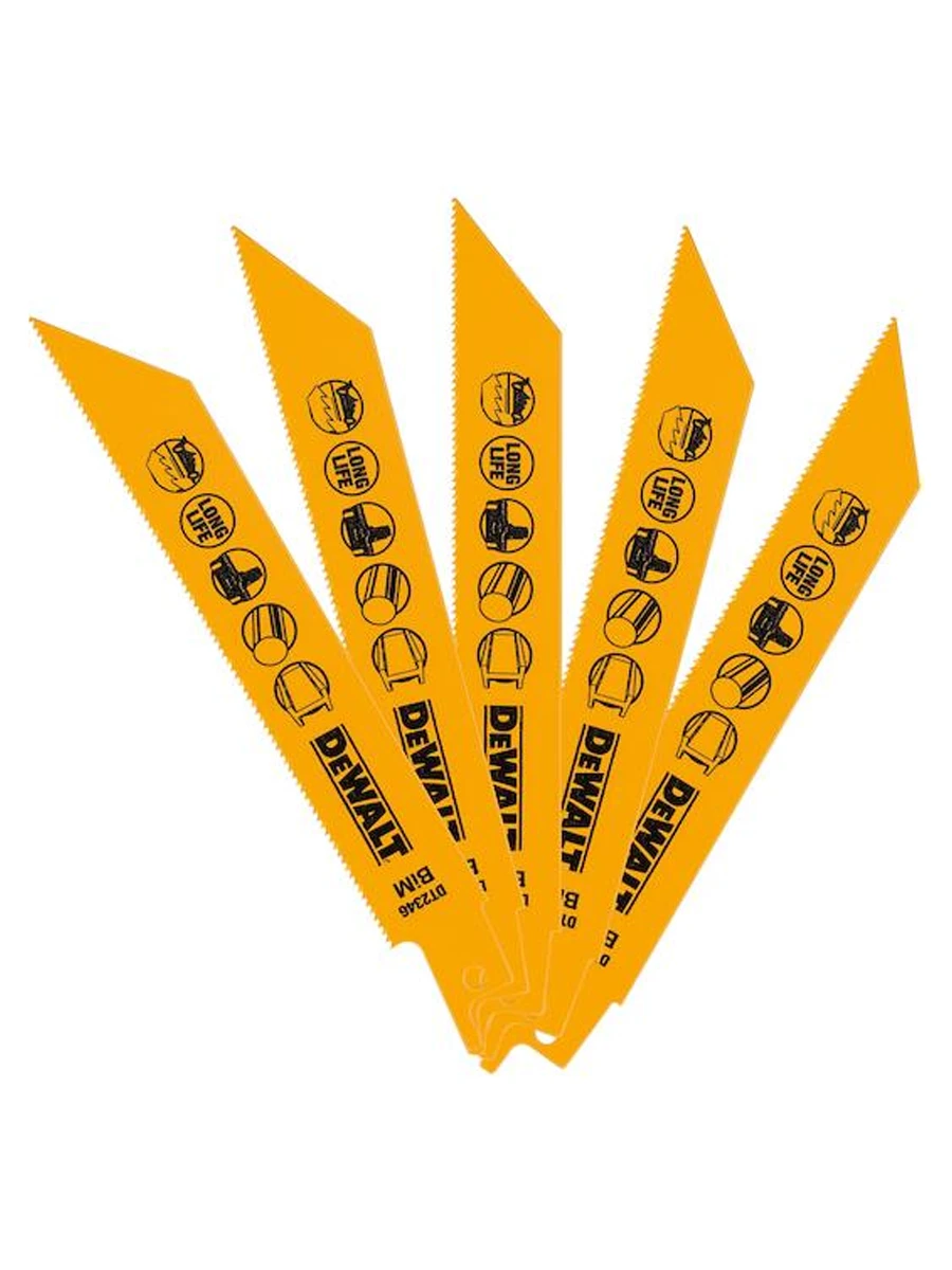 Полотно для сабельной пилы 152 x 1.4 мм DeWalt DT2346-QZ 5шт