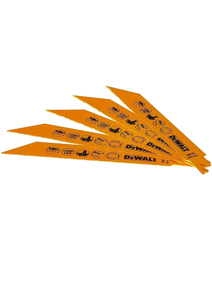Полотно для сабельной пилы 152 x 1.4 мм DeWalt DT2346-QZ 5шт