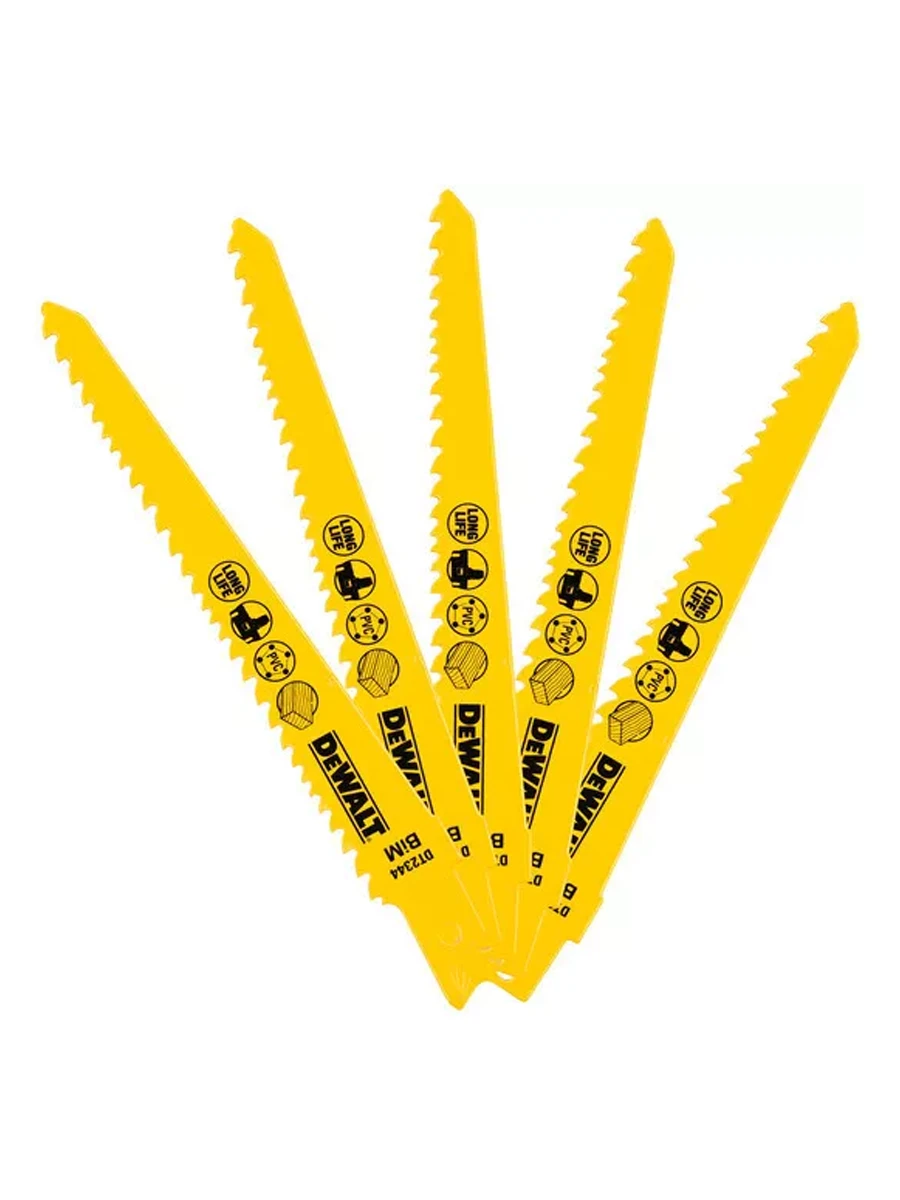 Полотно для сабельной пилы 152 x 3.6-5.1 мм DeWalt DT2344-QZ 5шт