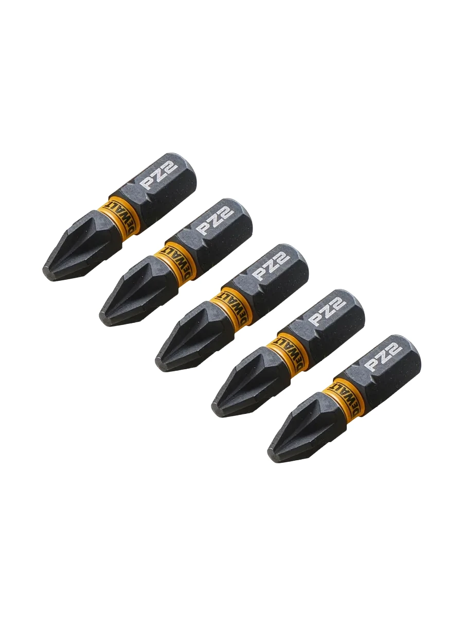 Биты 25мм DeWalt FLEXTORQ PZ2 DT7387T-QZ 5шт