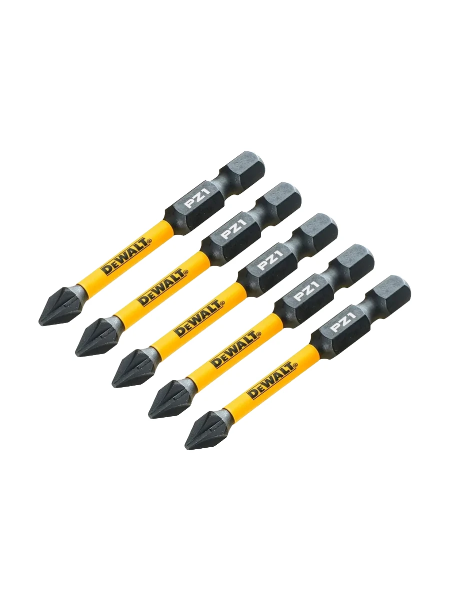 Биты 7мм DeWalt FLEXTORQ PZ1 DT7390T-QZ 5шт