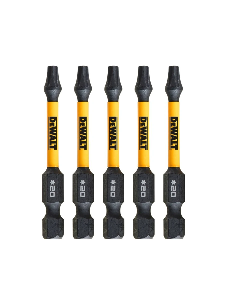Биты 57мм DeWalt FLEXTORQ T20 DT7395T-QZ 5шт