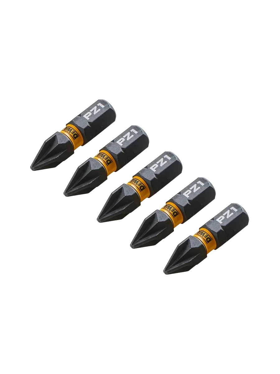 Биты 25мм DeWalt FLEXTORQ PZ1 DT7386T-QZ 5шт