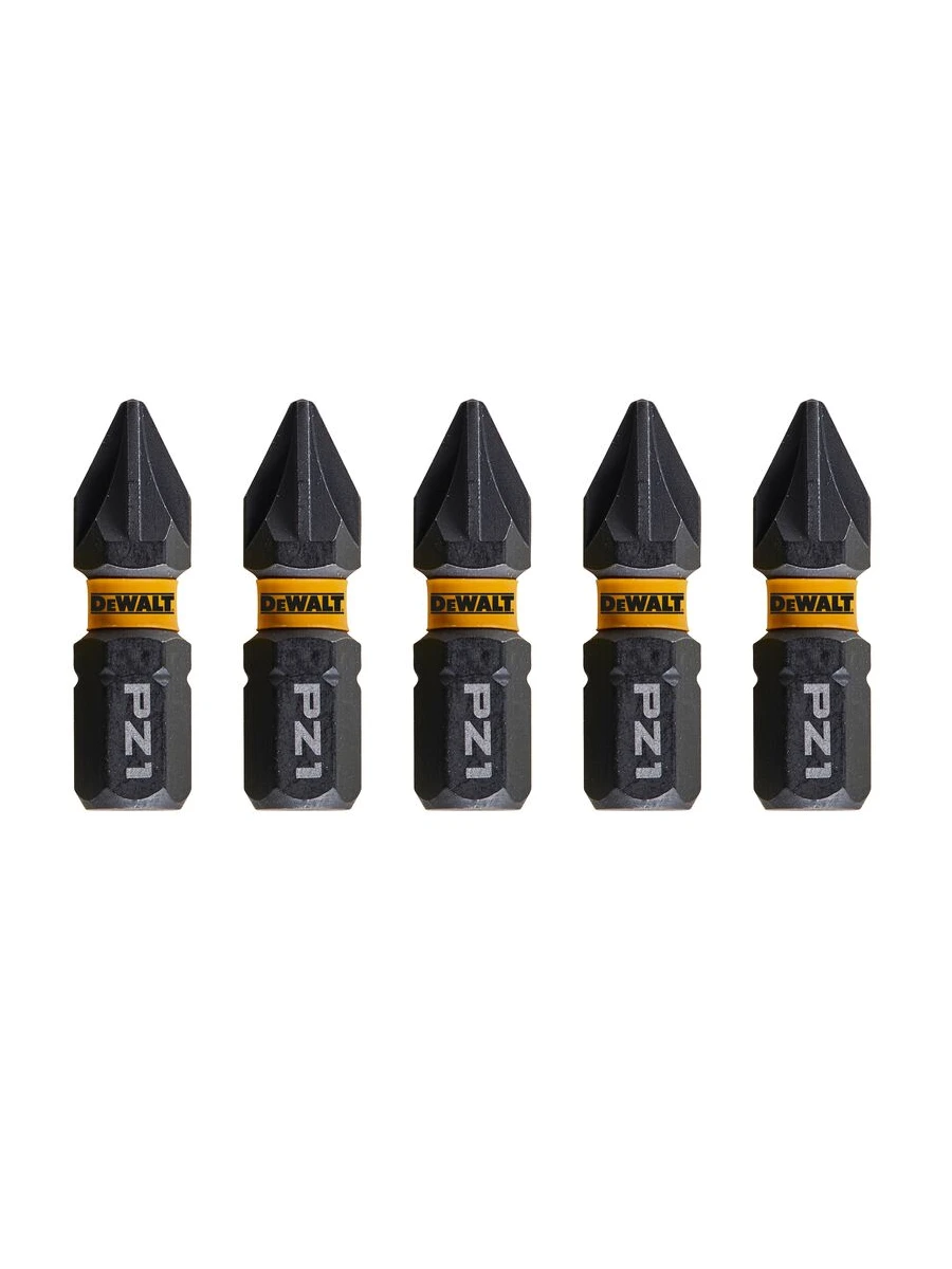 Биты 25мм DeWalt FLEXTORQ PZ1 DT7386T-QZ 5шт