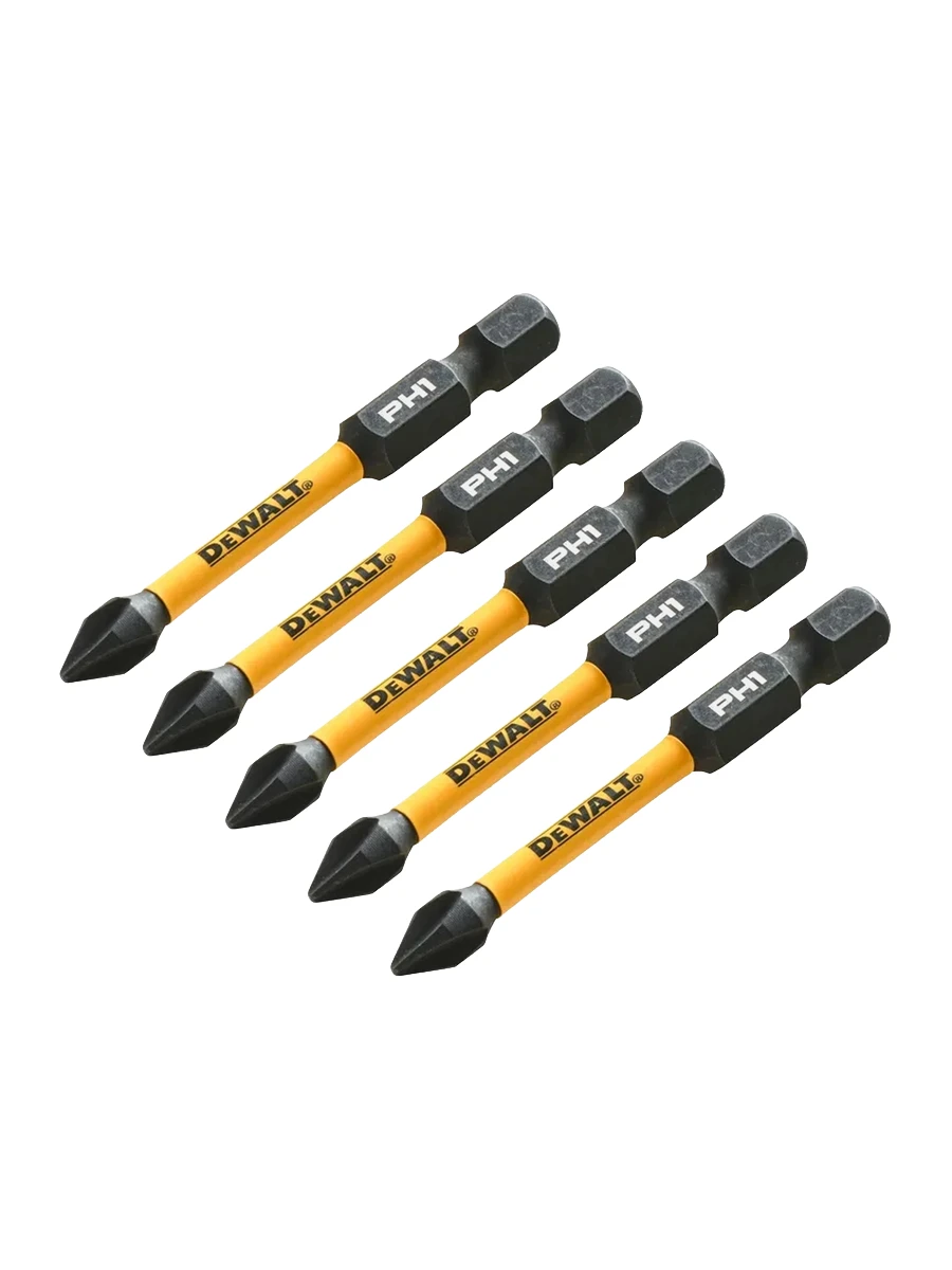 Биты 57мм DeWalt FLEXTORQ PH1 DT7997T-QZ 5шт