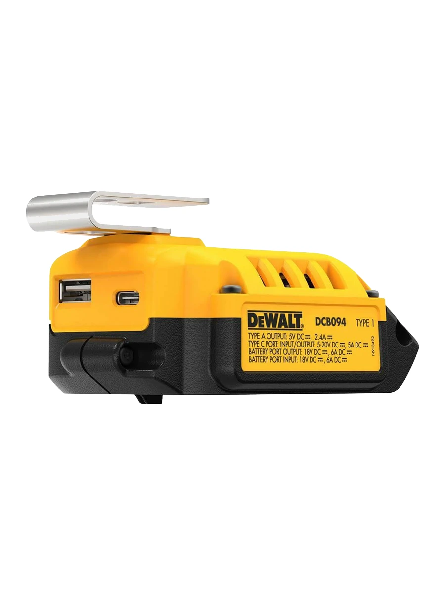 Зарядное устройство USB DeWalt DCB094K-QW