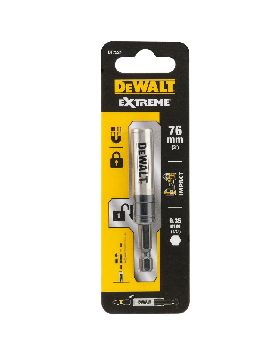 Держатель для бит 76 мм DeWalt Impact FlexTorq DT7524