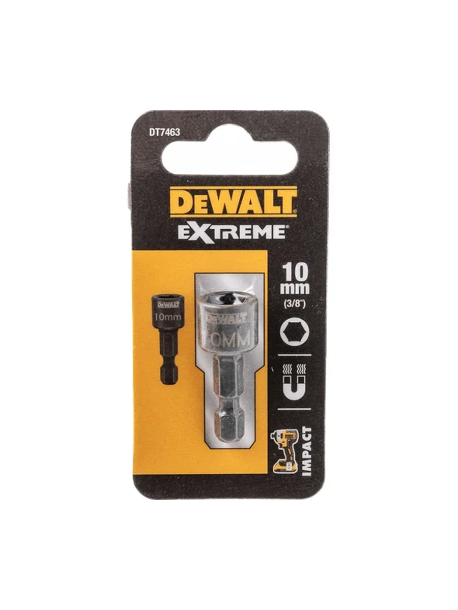 Шестигранная насадка компактная 10 мм DeWalt DT7463-QZ